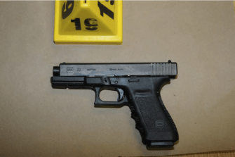 The Glock Pistol Adam Lanza used to kill himself after killing 26 children and educators.