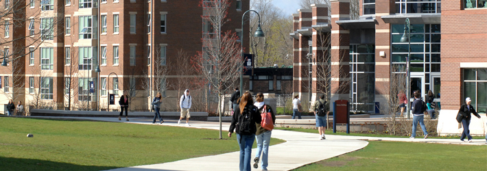 Scene from the Eastern Connecticut State University campus.