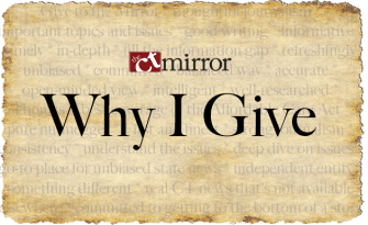 The Mirror's Why I Give Campaign