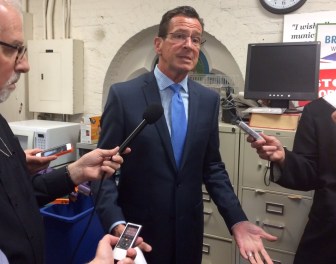 Gov. Malloy responds to Republican criticism early Wednesday evening.