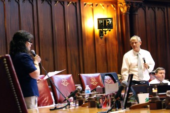 Senators Danté Bartolomeo and Kevin Witkos, the democrat and republican leaders of the legislature's committee that oversees higher education, both speak in support of providing in-state tuition to undocumented students