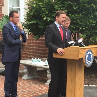 Governor Dannell P. Malloy and U.S. Sens. Chris Murphy and Richard Blumenthal praise the new rule for federal recognition of Indian tribes Monday.