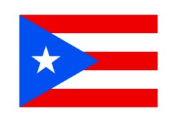 The flag of Puerto Rico
