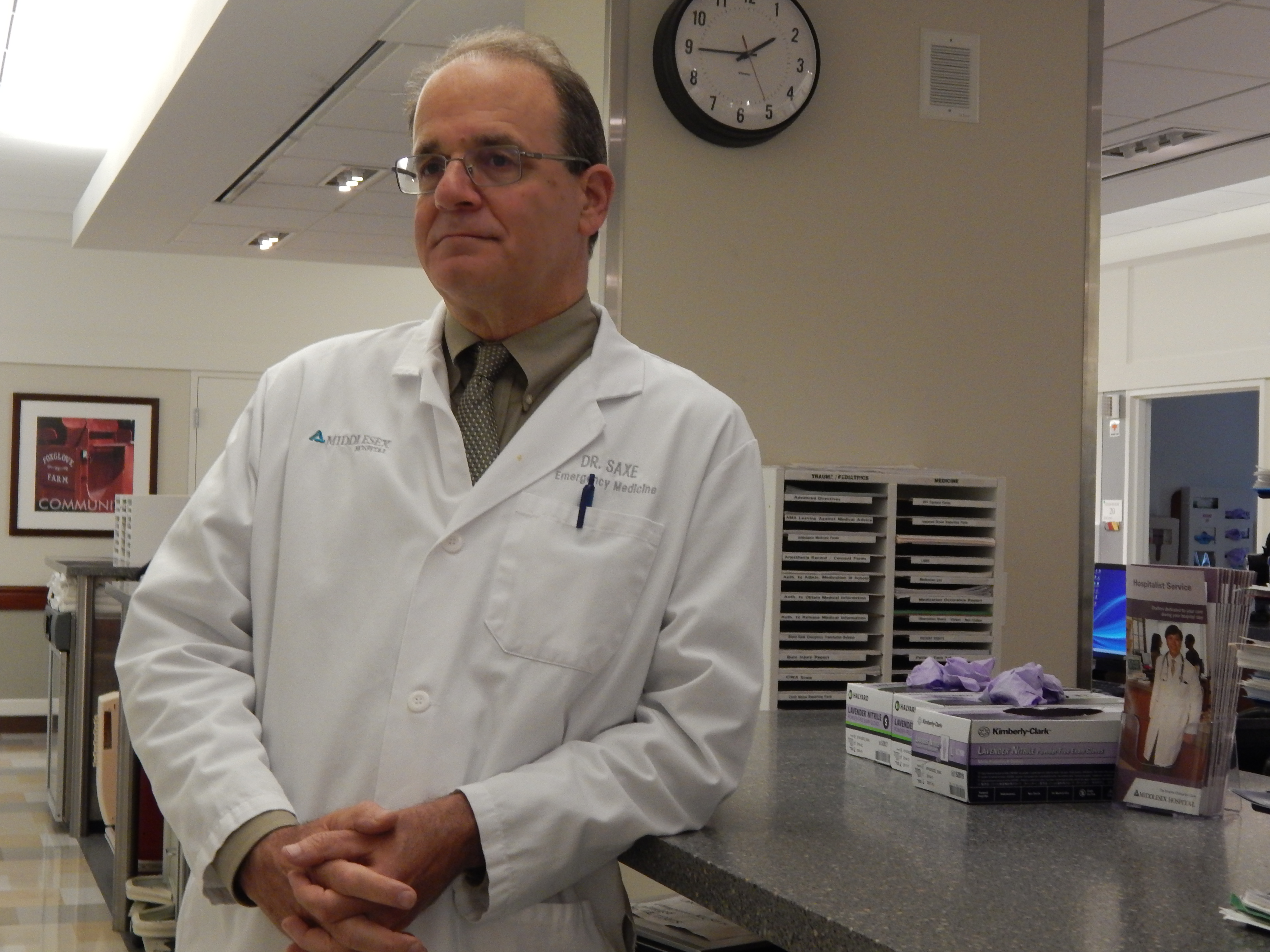 Dr. Michael Saxe, head of the emergency department at Middlesex Hospital, has come to see a broader role for his department in meeting the needs of its frequent patients.