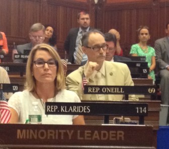 House Minority Leader Themis Klarides at Monday's veto session