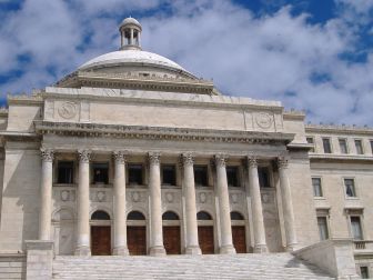 South view of the Puerto Rico Capitol in San Juan