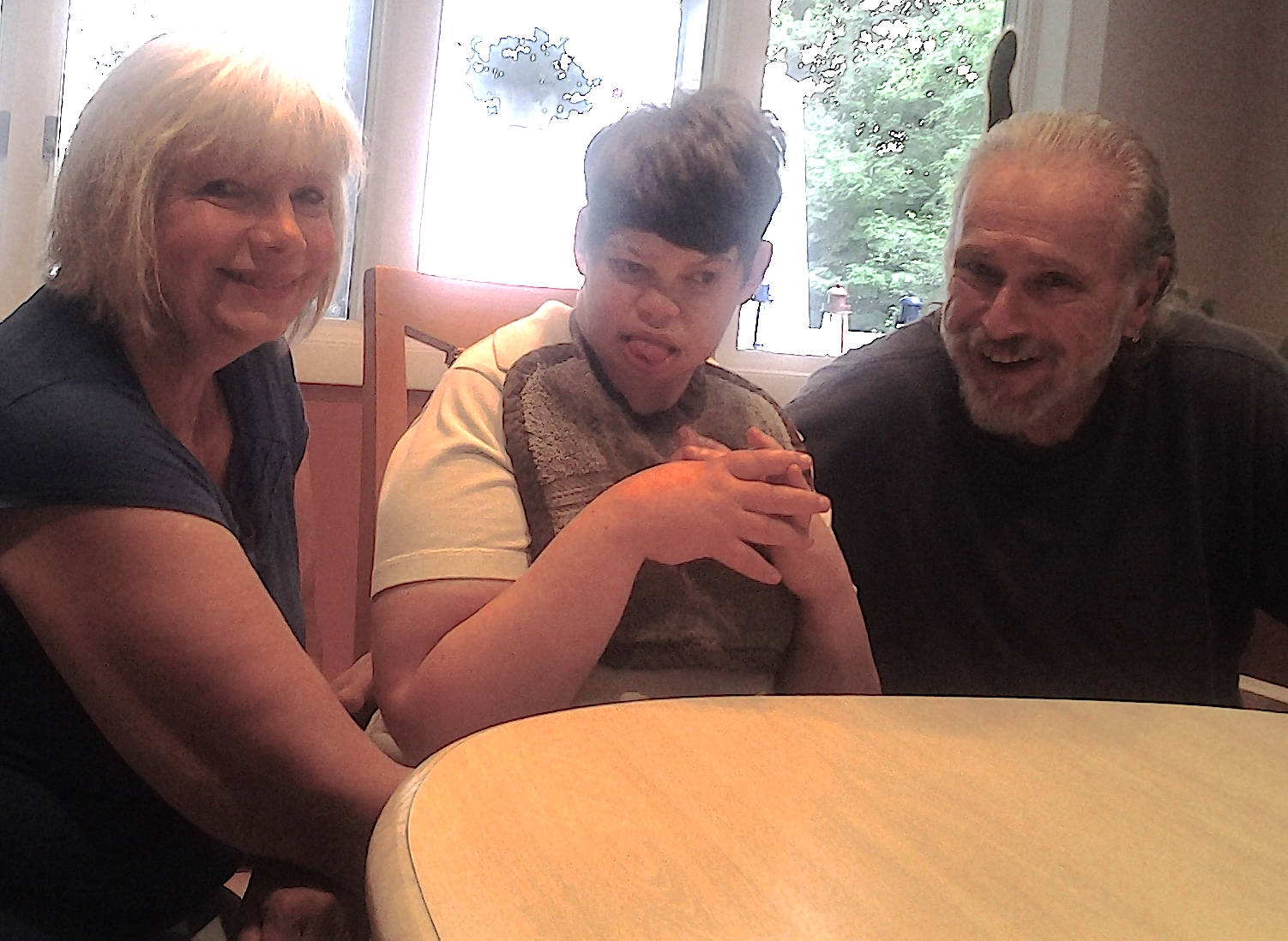 This is a picture of Judy, Danielle and Lou LaChioma