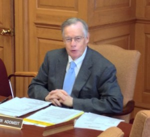 Retirement Commission Chairman Peter Adomeit