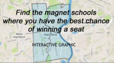 Click image to access the interactive tool that will help you find a magnet school where your chances of winning a seat are the best.