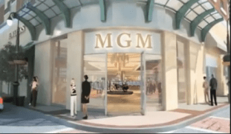 A rendering the entrance to MGM Springfield.