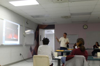 A college course at York Correctional Institute.