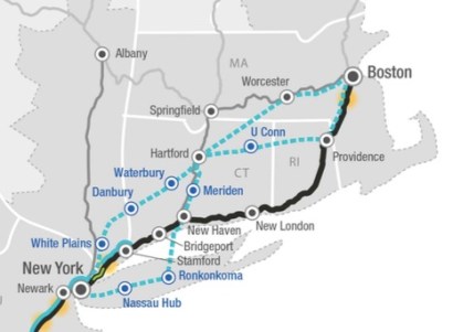Northeast Rail Corridor Improvement Alternative 3
