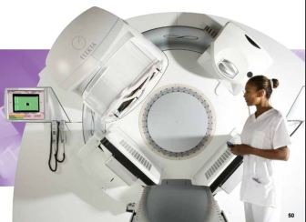 This is A picture of an Elektra linear accelerator, included in Middlesex Hospital's certificate of need proposal.