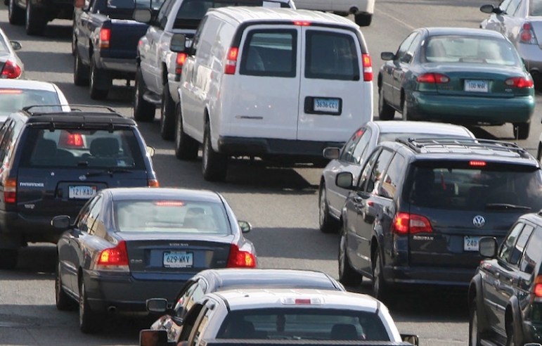 Traffic congestion on I-95