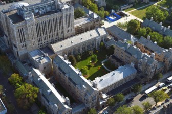 Aerial View of the Yale campus