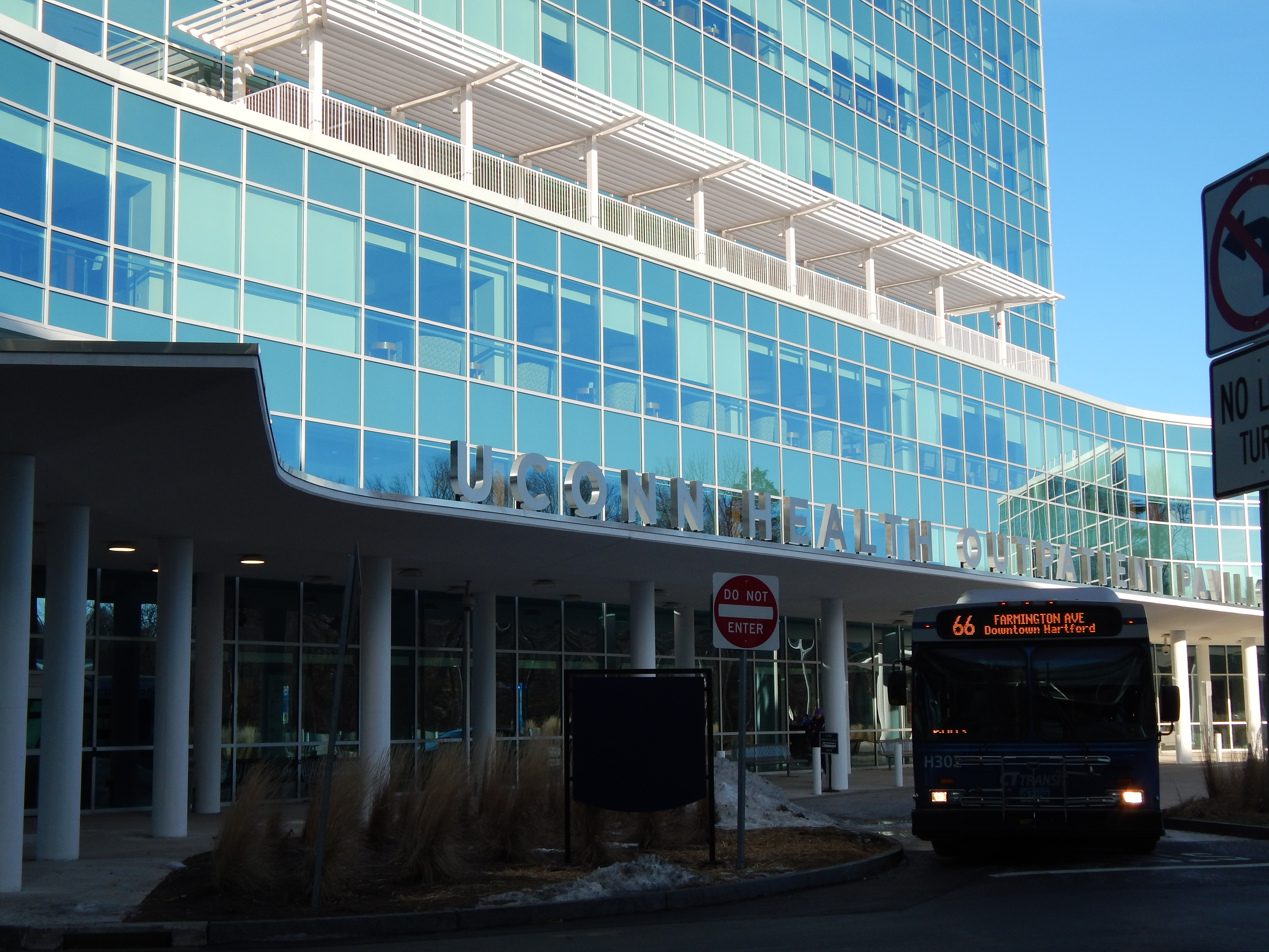 This is a picture of The new outpatient building at UConn Health in Farmington