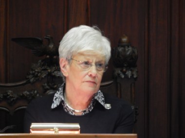 Lt. Gov. Nancy Wyman, who also serves as Senate president