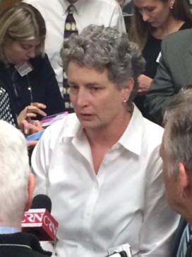 Sen. Beth Bye, Appropriations Committee co-chair, discusses the budget deal.