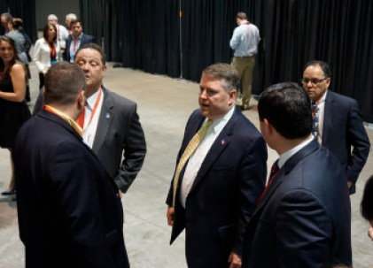 Carter's supporters watching as Wolf seemed to qualify for a primary.