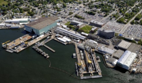 Electric Boat's Groton shipyard.