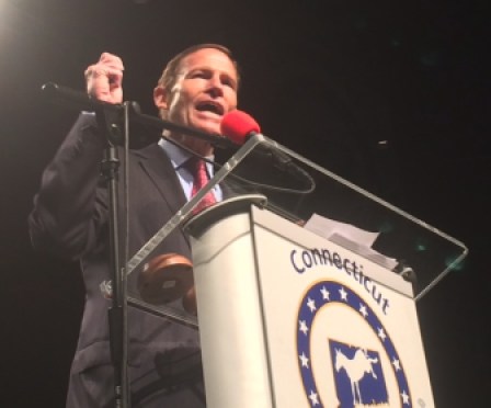 U.S. Sen. RIchard Blumenthal praised Sanders, but he's supporting Clinton.
