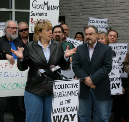 Lori Pelletier and Sal Luciano in 2011.