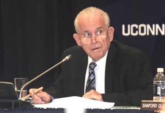 Larry McHugh, chair of the UConn Board of Trustees