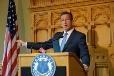 Gov. Dannel P. Malloy at a recent press conference.