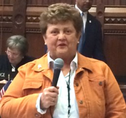 Betty Boukus, D-Plainville, co-chair of the bonding subcommittee of the legislature's Finance, Revenue and Bonding Committee.