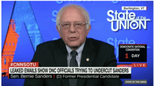 Bernie Sanders responding to the email hack Sunday 0 CNN.