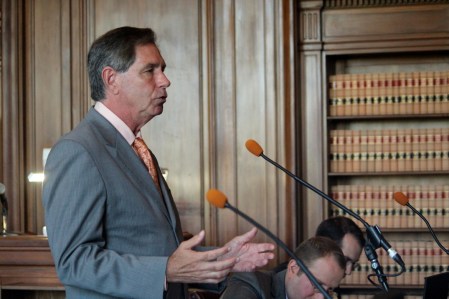 Joseph Moodhe, the lead attorney representing the coalition in the school-funding trial.