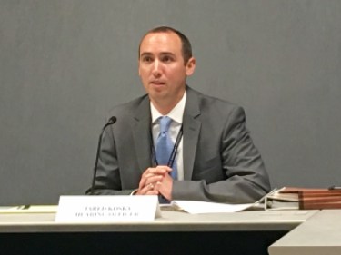 Jared Kosky, who served as hearing officer, will present his final recommendations for action on the proposed increases to the insurance commissioner.