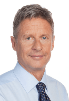 Libertarian Party presidential Candidate Gary Johnson