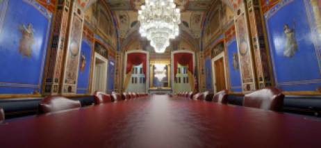 The U.S. Senate Appropriations Committee's main meeting room.