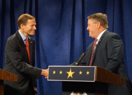 Richard Blumenthal and Dan Carter finally meet in a debate/