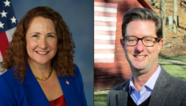 Elizabeth Esty and Clay Cope