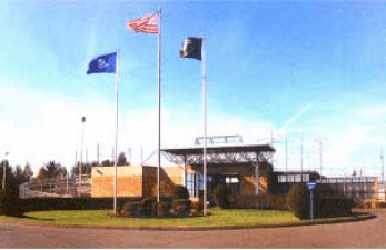 Glass departed this prison in Enfield after serving 93 percent of a five-year sentence. 