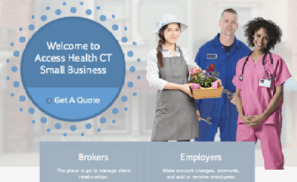 The Access Health CT website offers health care coverage for small businesses.