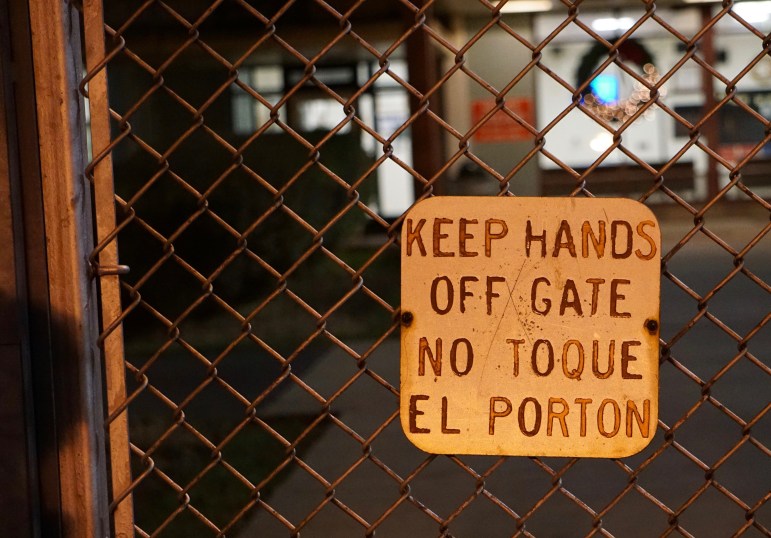 The main gate at Osborn C.I.