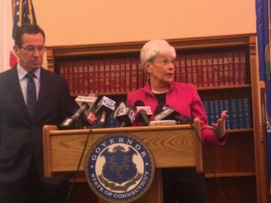 Lt. Gov. Nancy Wyman took center stage Wednesday.