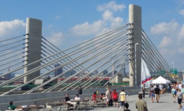 The Pearl Harbor Memorial Bridge was one of hundreds of Connecticut projects, large and small, that were built with earmark funds.