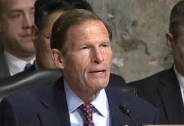 en. Richard Blumenthal questioning Gen. James Mattis at Thursday's hearing.