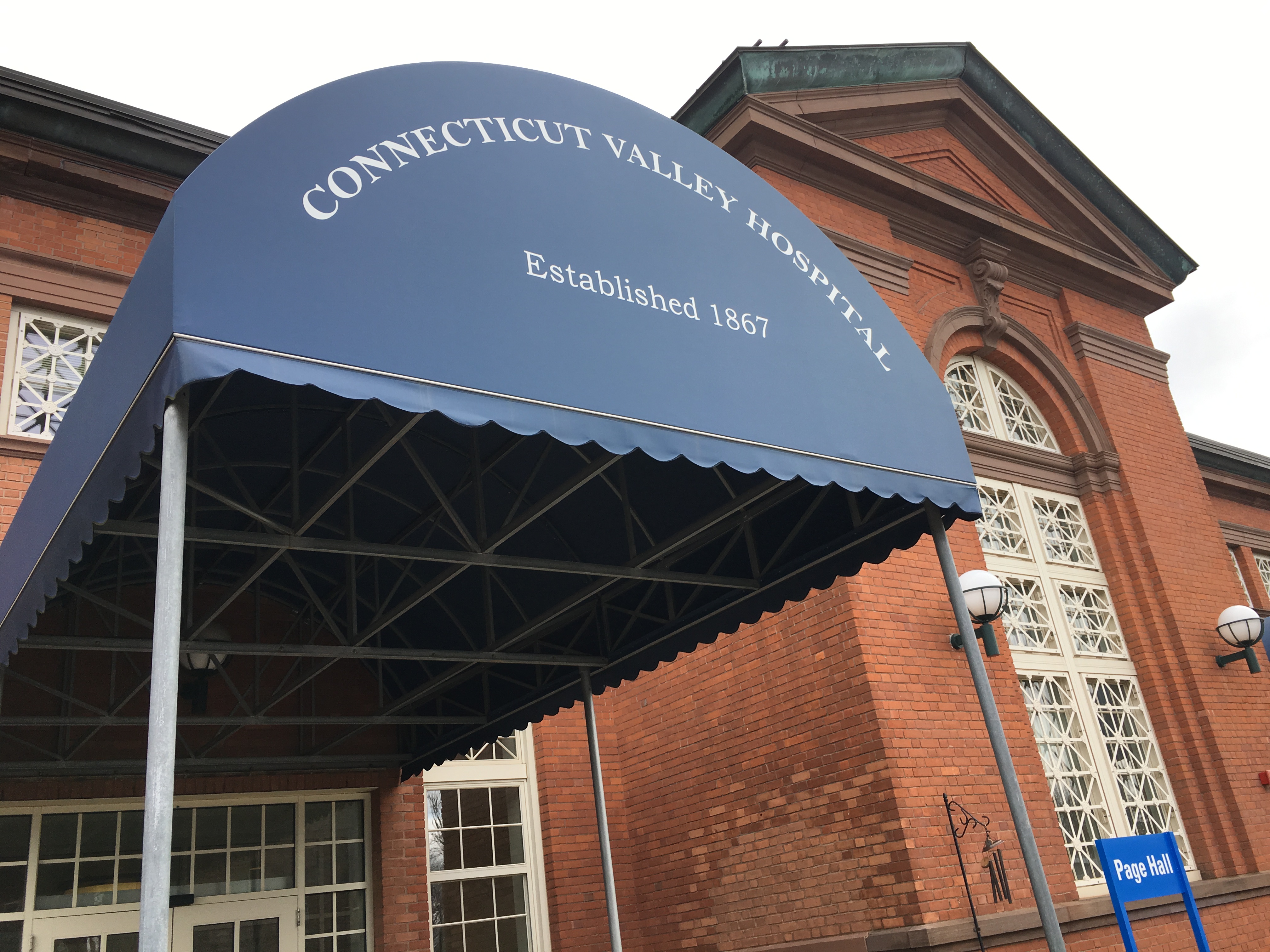this is a picture of Page Hall on the campus of Connecticut Valley Hospital in Middletown