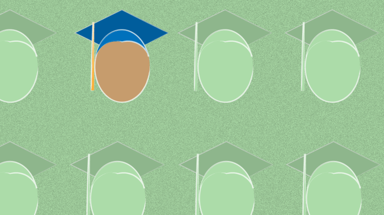 The number of GEDs awarded in state prisons in 2015-16 dropped to about a tenth of what it was the previous year. Illustration by Jake Kara / CT Mirror