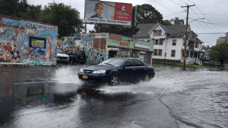 Sandy flooding in Bridgeport. CREDIT???