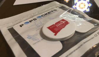 Smart phone "Pop Sockets" give-aways to help spread the word about Getting to Zero CT.