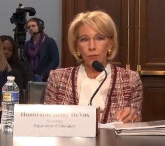 Education Secretary Betsy DeVos
