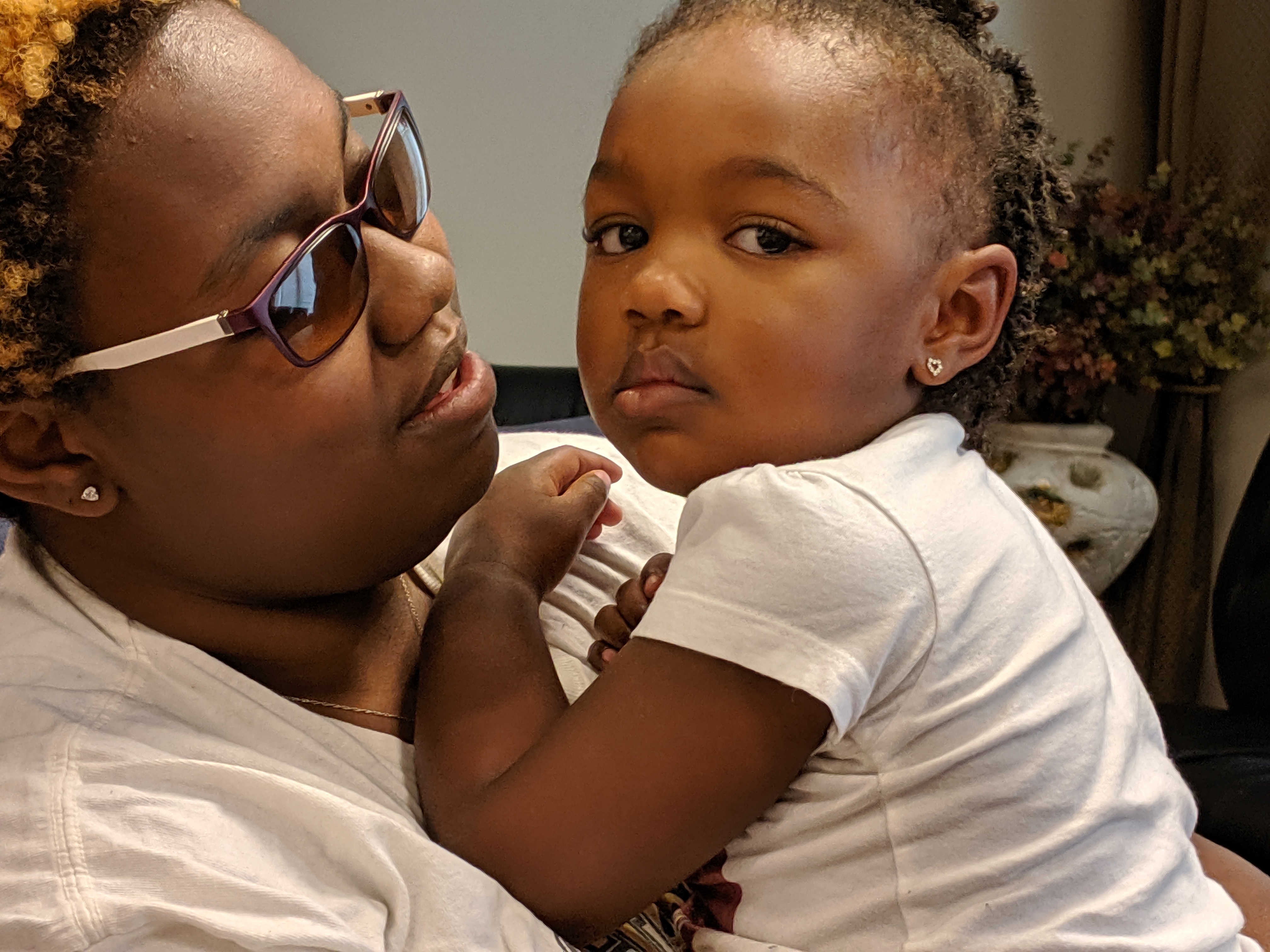 Vatrece Williams-Galindez with her daughter, Paisley Galindez.