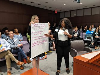 Valerie Hosley and Fatima Horton