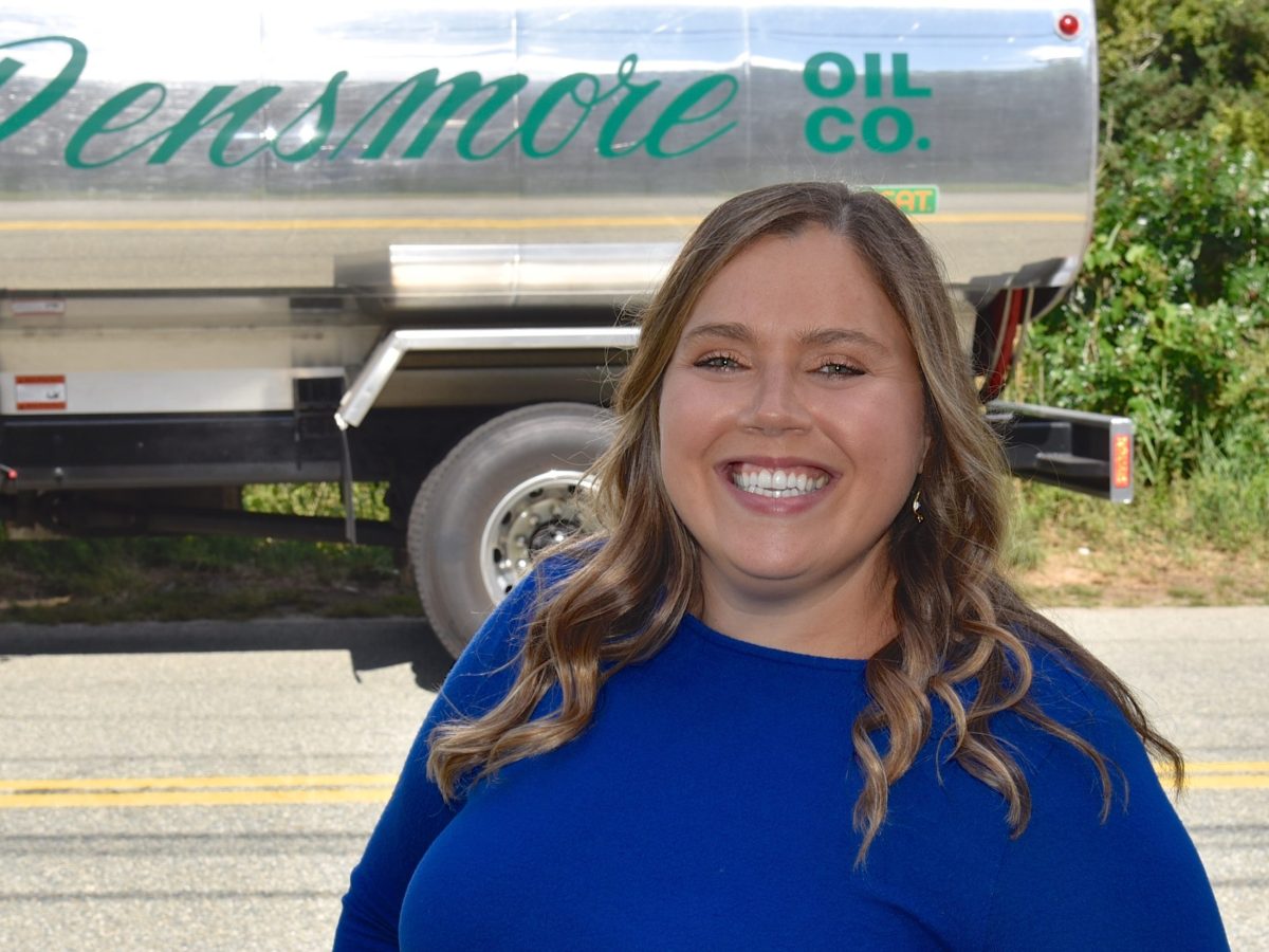 Jamie Densmore, owner of Densmore Oil Company in Mystic, Connecticut